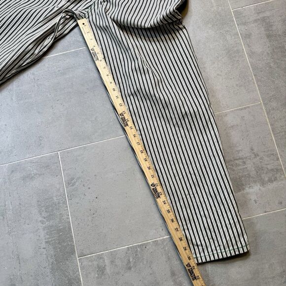 VTG Cross Colours Dig It Black White Striped Baggy Hip Hop Jeans 32 (30) USA - Picture 7 of 16